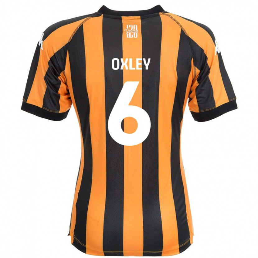 Danxen Men Tilly Oxley #6 Black Amber Home Jersey 2024/25 T-Shirt