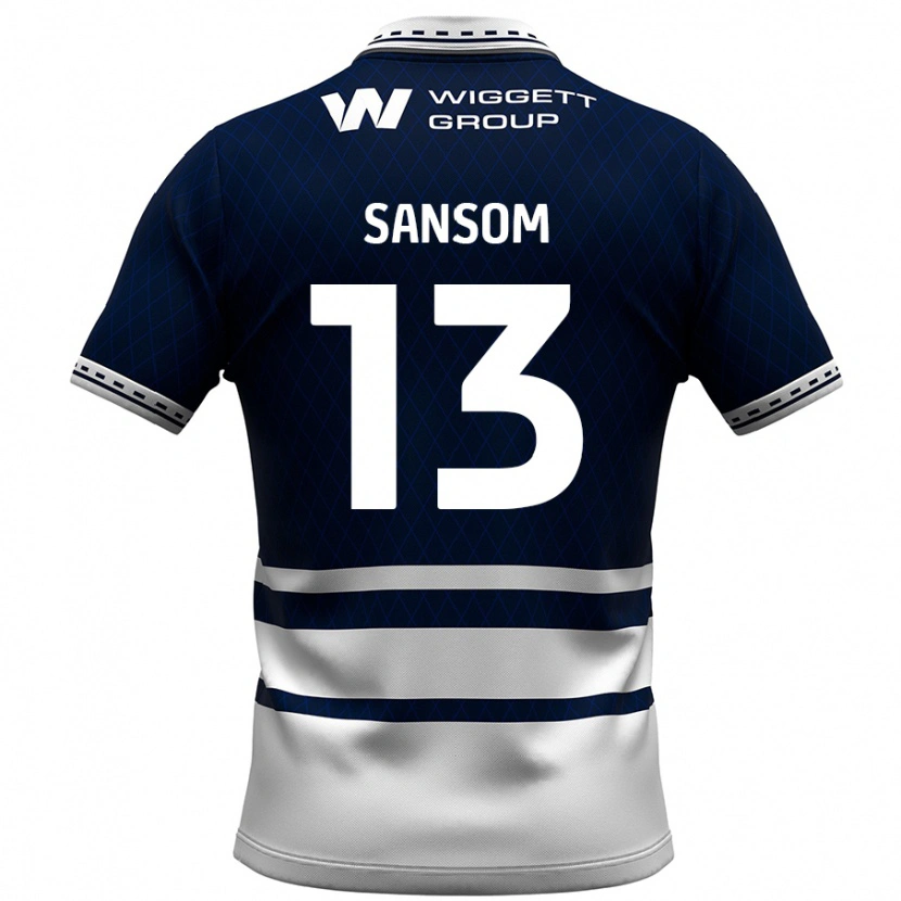 Danxen Men Chloe Sansom #13 Navy Blue White Home Jersey 2024/25 T-Shirt