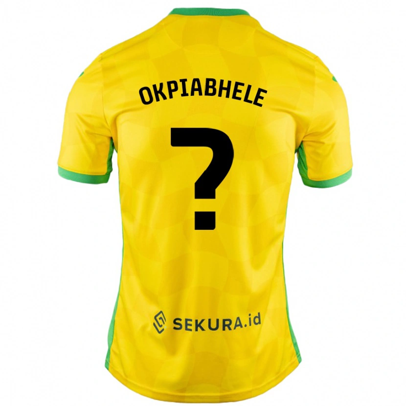 Danxen Men Oser Okpiabhele #0 Yellow Green Home Jersey 2024/25 T-Shirt