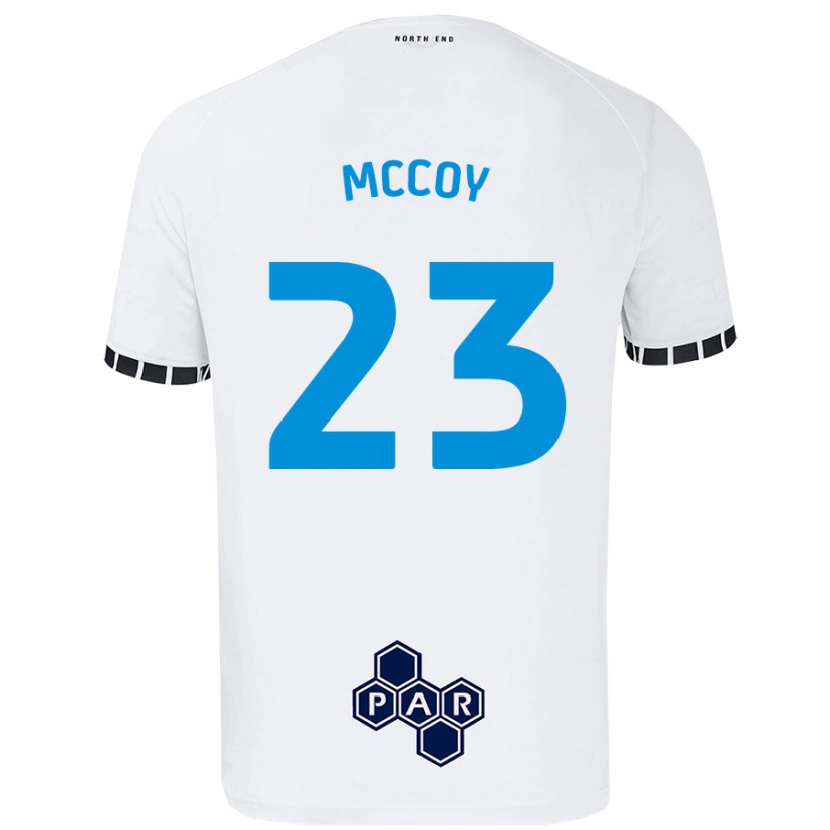 Danxen Men Faye Mccoy #23 White Home Jersey 2024/25 T-Shirt