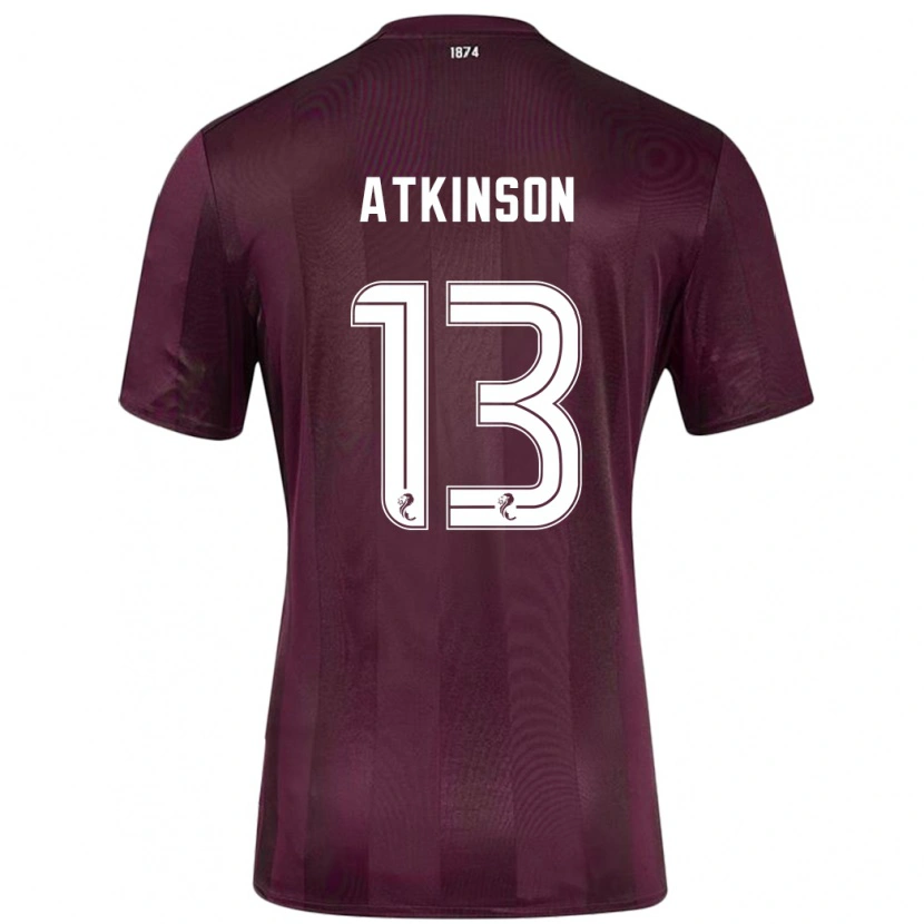 Danxen Men Nathaniel Atkinson #13 Burgundy Home Jersey 2024/25 T-Shirt