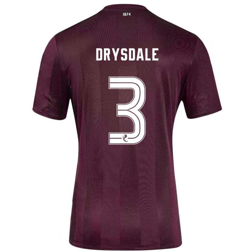 Danxen Men Ethan Drysdale #3 Burgundy Home Jersey 2024/25 T-Shirt