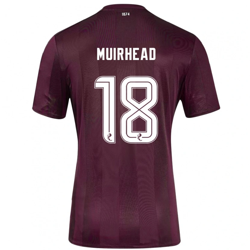 Danxen Men Owen Muirhead #18 Burgundy Home Jersey 2024/25 T-Shirt