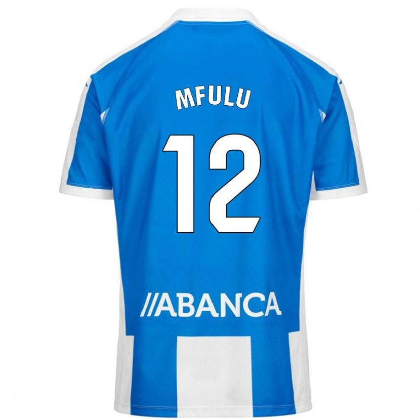 Danxen Men Nuke Mfulu #12 Blue White Home Jersey 2024/25 T-Shirt