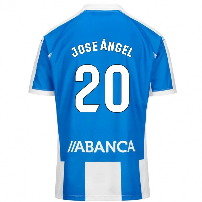 Danxen Men José Ángel Jurado #20 Blue White Home Jersey 2024/25 T-Shirt