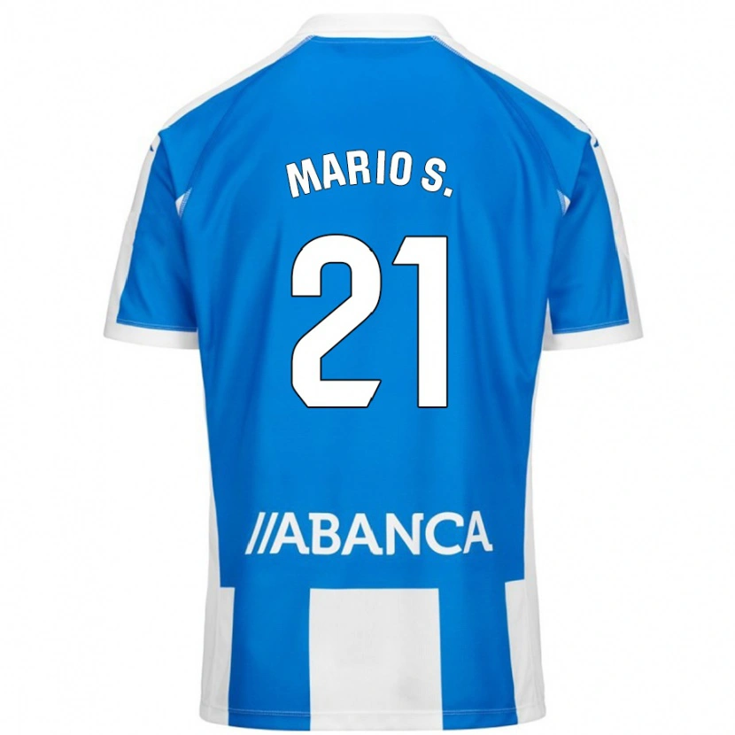 Danxen Men Mario Soriano #21 Blue White Home Jersey 2024/25 T-Shirt