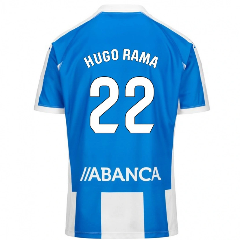 Danxen Men Hugo Rama #22 Blue White Home Jersey 2024/25 T-Shirt