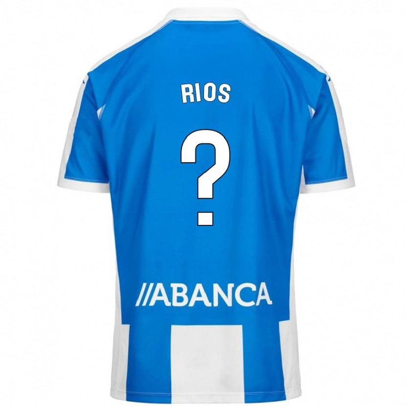 Danxen Men Hugo Rios #0 Blue White Home Jersey 2024/25 T-Shirt