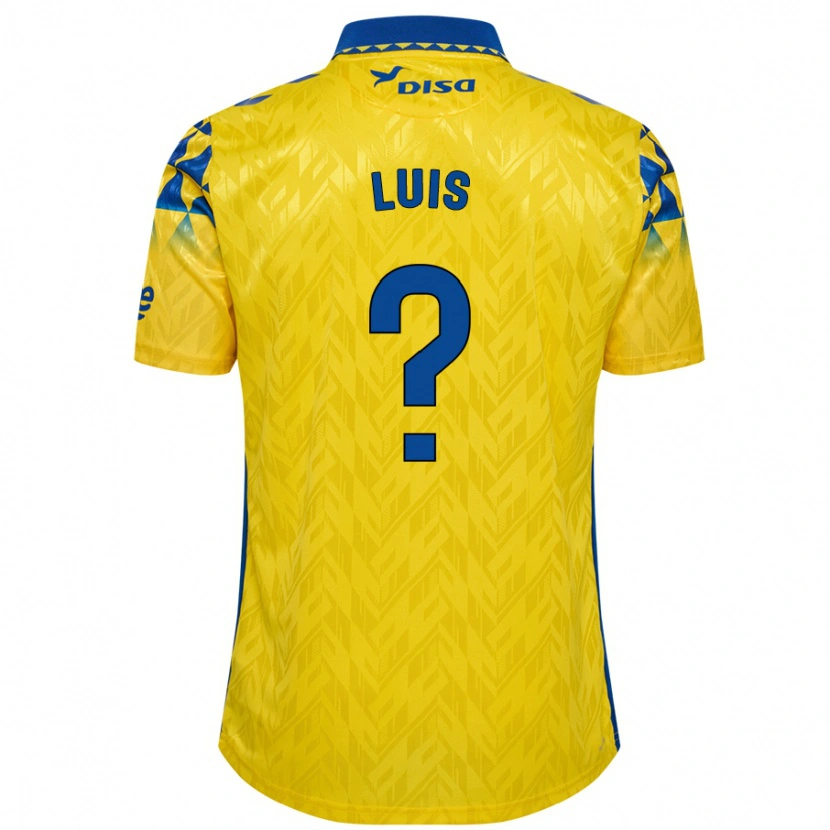 Danxen Men Ryan Luis #0 Yellow Blue Home Jersey 2024/25 T-Shirt