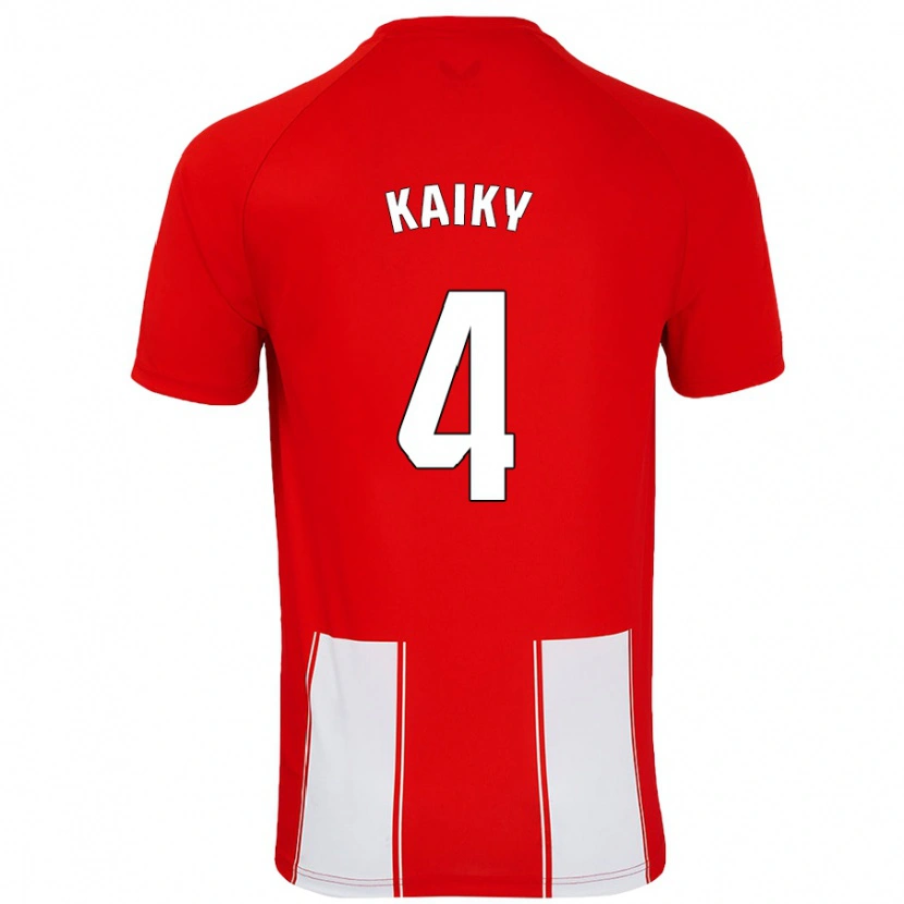 Danxen Men Kaiky #4 Red White Home Jersey 2024/25 T-Shirt