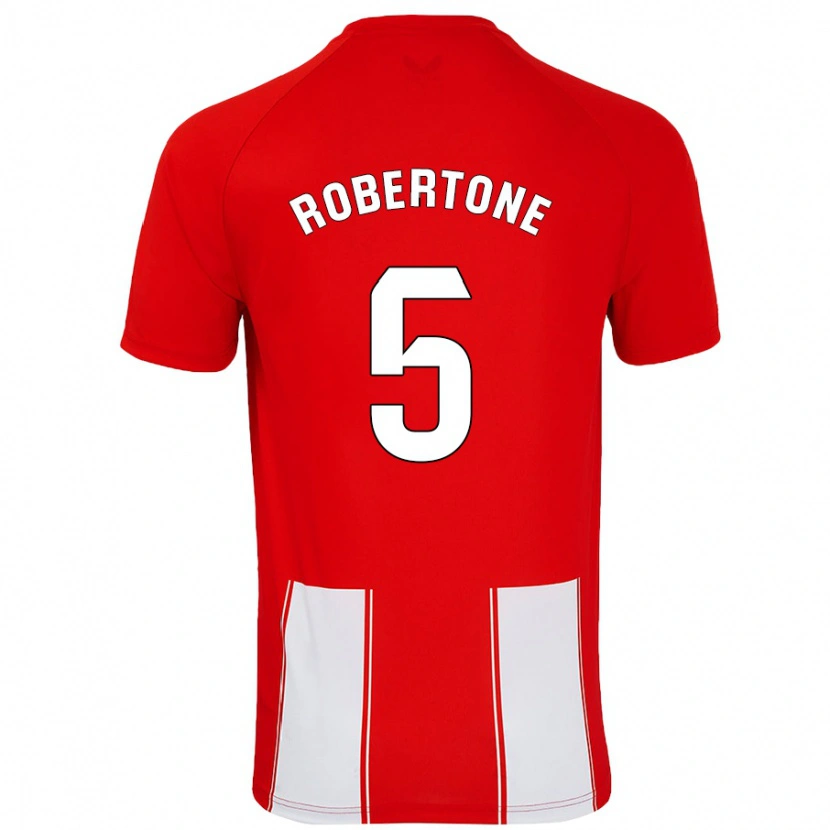 Danxen Men Lucas Robertone #5 Red White Home Jersey 2024/25 T-Shirt