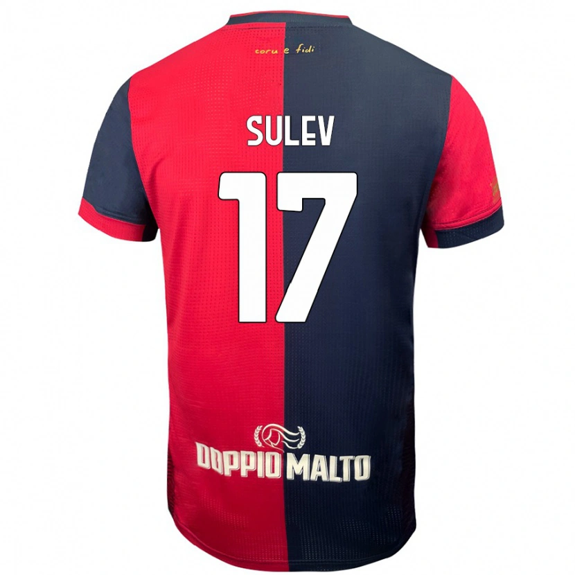 Danxen Men Ivan Sulev #17 Red Darker Blue Home Jersey 2024/25 T-Shirt