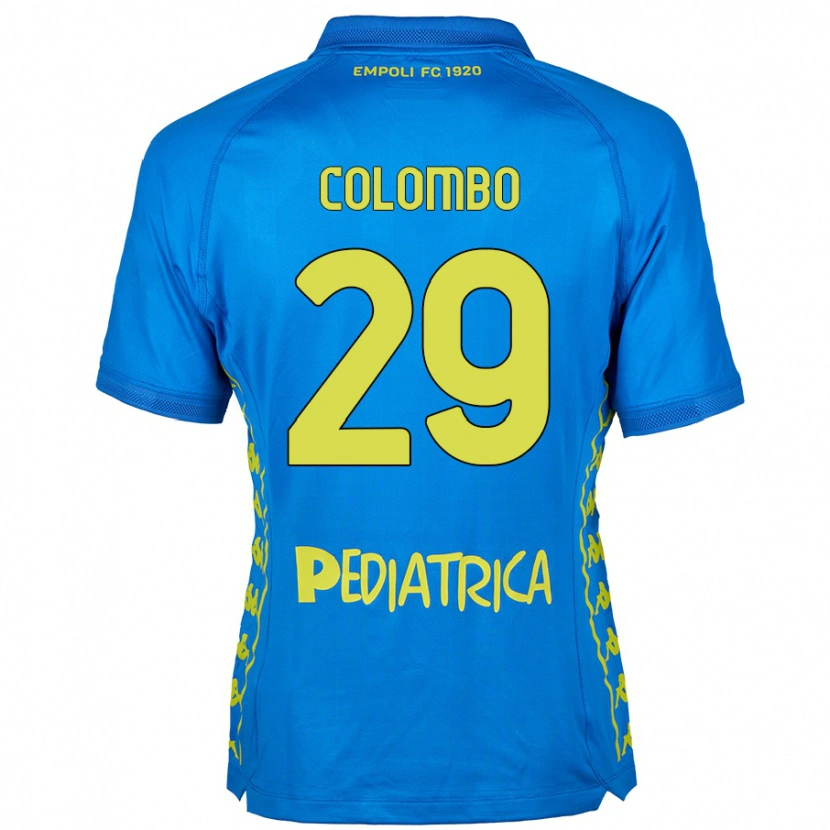 Danxen Men Lorenzo Colombo #29 Blue Home Jersey 2024/25 T-Shirt