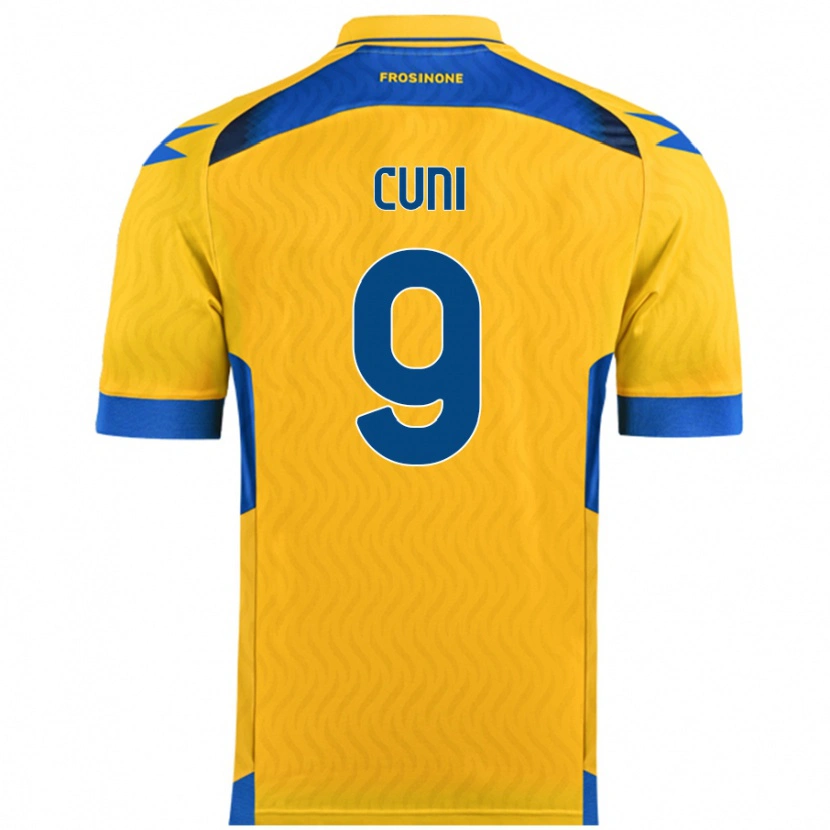 Danxen Men Marvin Cuni #9 Yellow Home Jersey 2024/25 T-Shirt