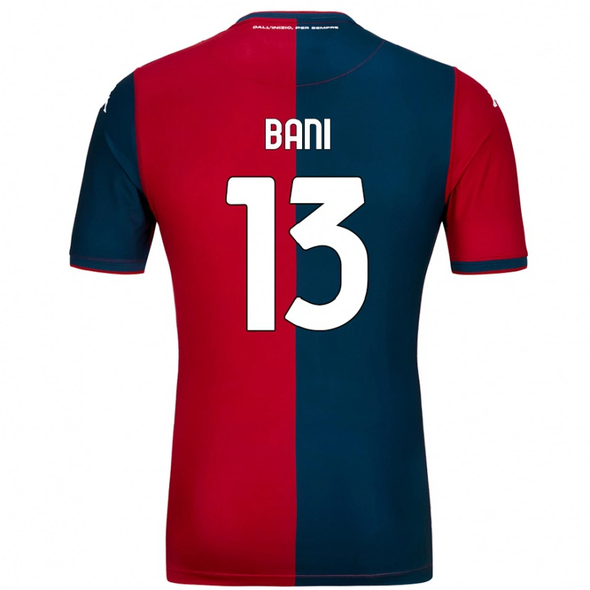 Danxen Men Mattia Bani #13 Red Dark Blue Home Jersey 2024/25 T-Shirt