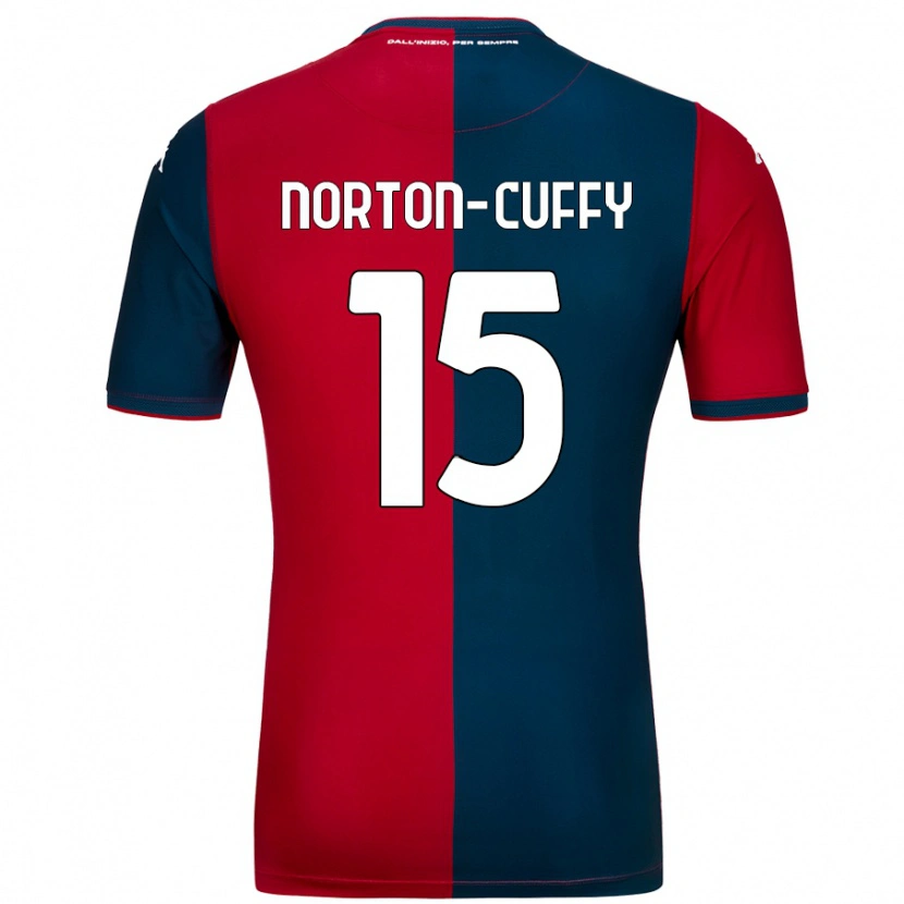 Danxen Men Brooke Norton-Cuffy #15 Red Dark Blue Home Jersey 2024/25 T-Shirt