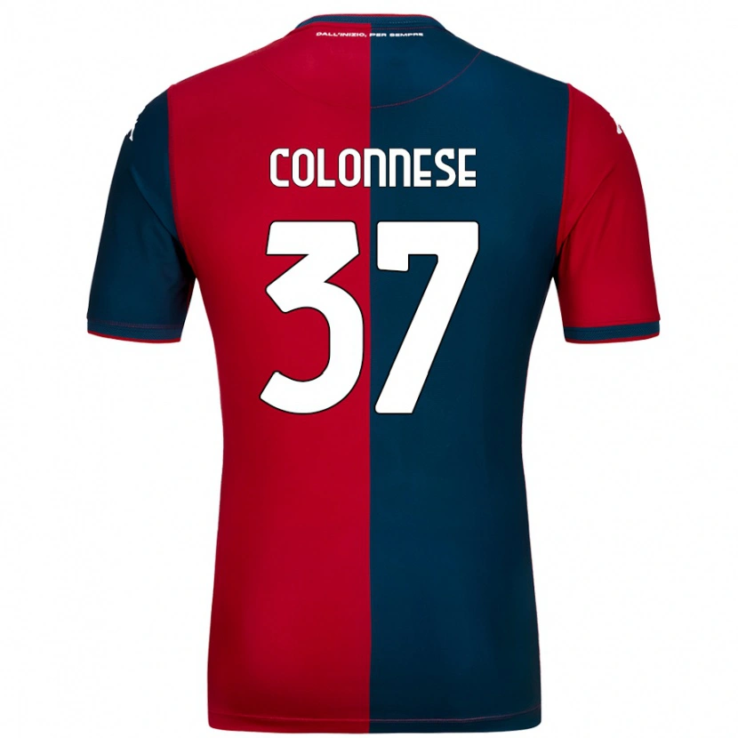 Danxen Men Lorenzo Colonnese #37 Red Dark Blue Home Jersey 2024/25 T-Shirt