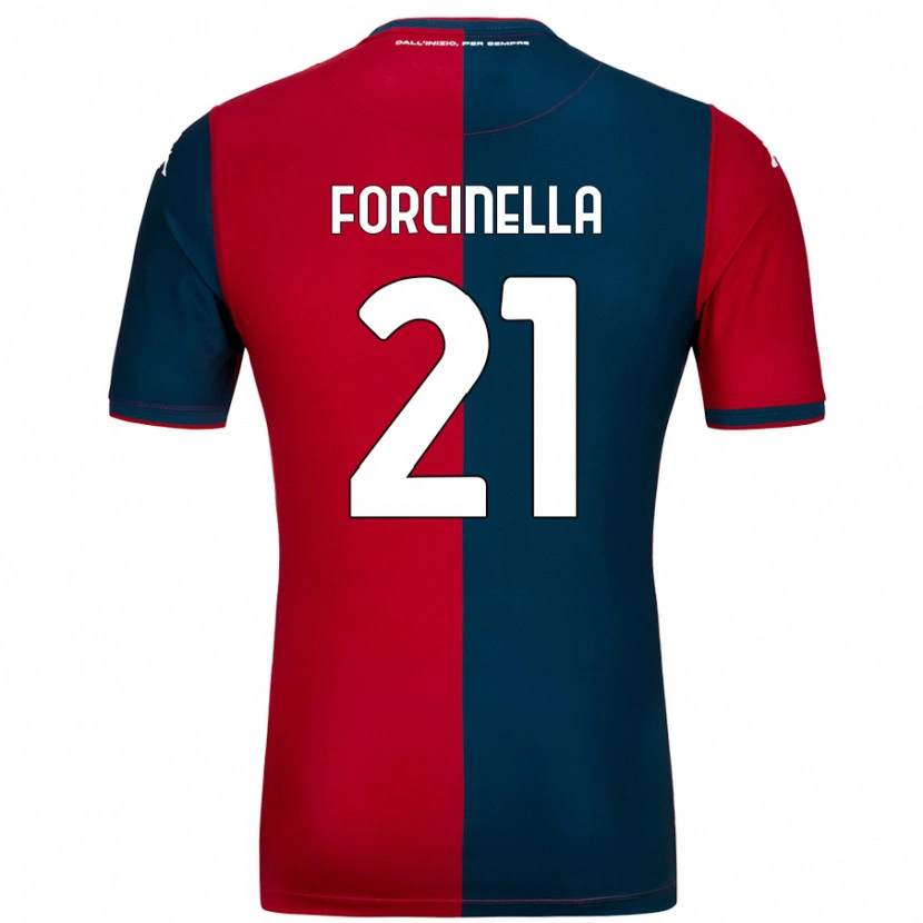 Danxen Men Camilla Forcinella #21 Red Dark Blue Home Jersey 2024/25 T-Shirt