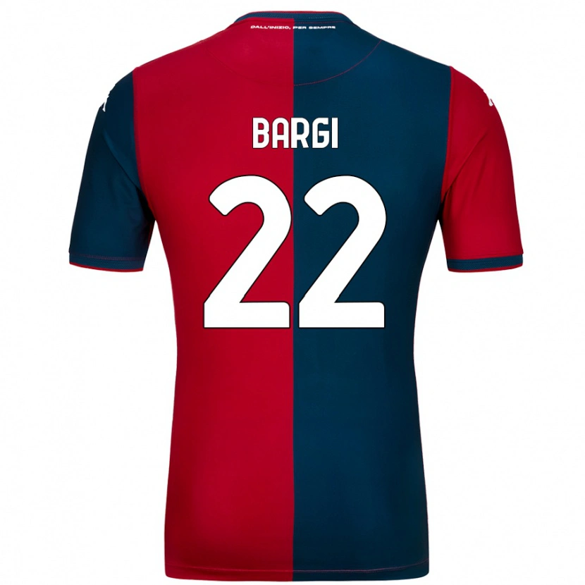 Danxen Men Caterina Bargi #22 Red Dark Blue Home Jersey 2024/25 T-Shirt