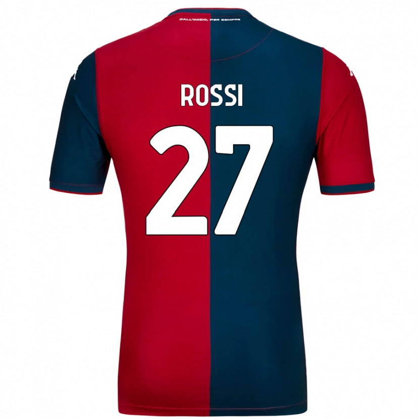 Danxen Men Lucrezia Rossi #27 Red Dark Blue Home Jersey 2024/25 T-Shirt