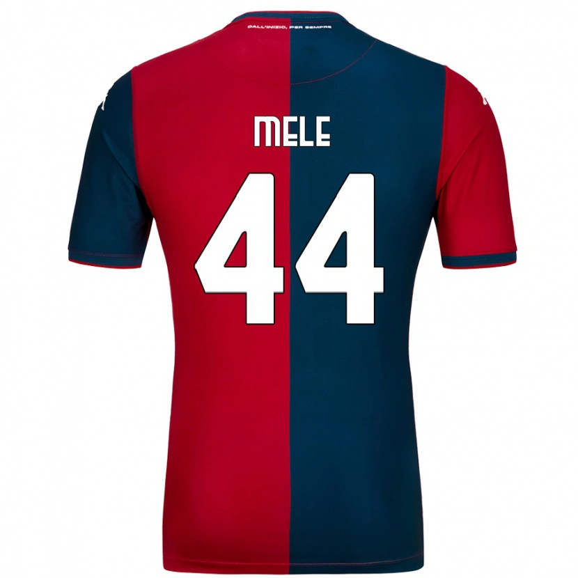 Danxen Men Chiara Mele #44 Red Dark Blue Home Jersey 2024/25 T-Shirt