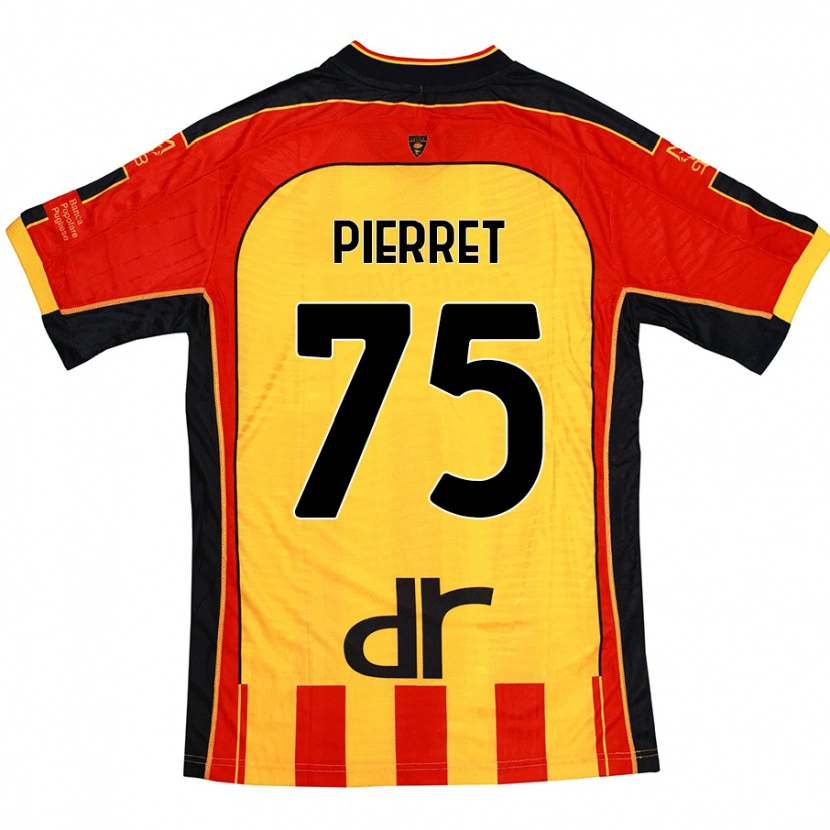 Danxen Men Balthazar Pierret #75 Yellow Red Home Jersey 2024/25 T-Shirt