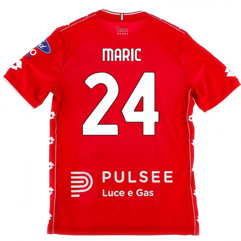 Danxen Men Mirko Maric #24 Red White Home Jersey 2024/25 T-Shirt