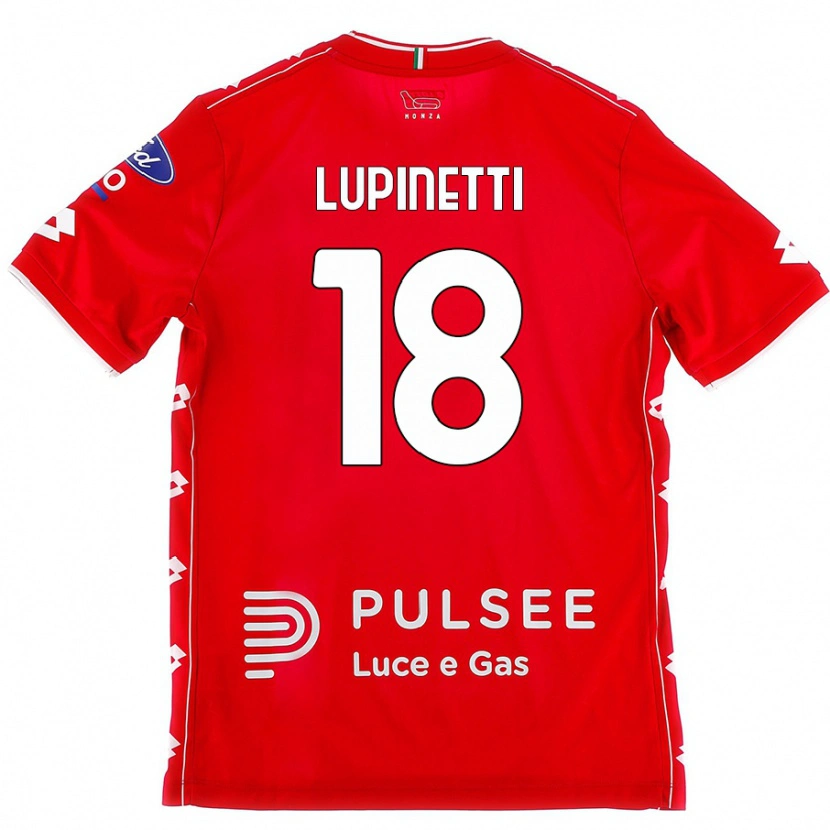 Danxen Men Tommaso Lupinetti #18 Red White Home Jersey 2024/25 T-Shirt