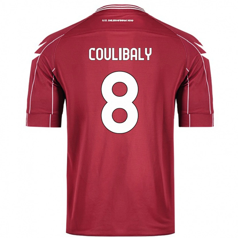 Danxen Men Mamadou Coulibaly #8 Burgundy Home Jersey 2024/25 T-Shirt