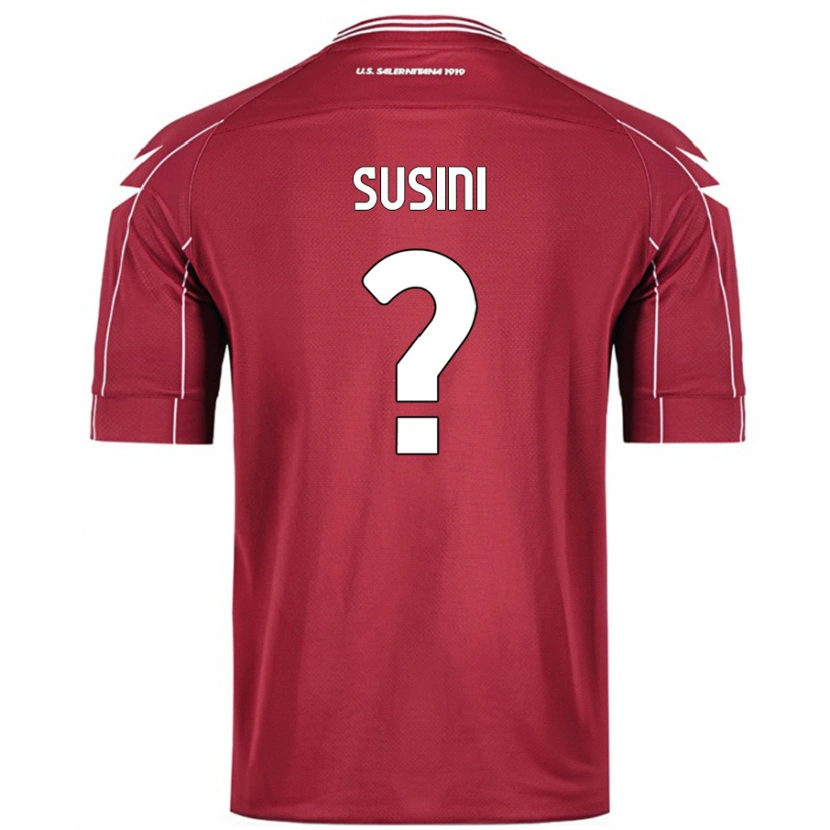 Danxen Men Antonio Susini #0 Burgundy Home Jersey 2024/25 T-Shirt