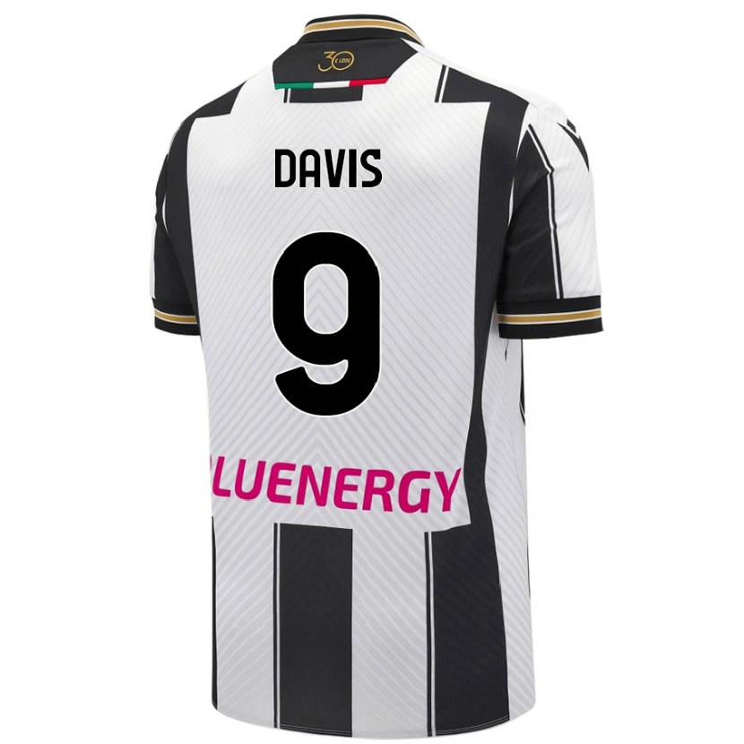 Danxen Men Keinan Davis #9 White Black Home Jersey 2024/25 T-Shirt