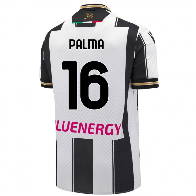 Danxen Men Matteo Palma #16 White Black Home Jersey 2024/25 T-Shirt