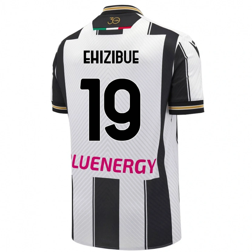 Danxen Men Kingsley Ehizibue #19 White Black Home Jersey 2024/25 T-Shirt