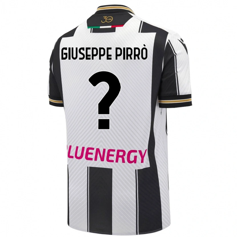 Danxen Men Marco Giuseppe Pirrò #0 White Black Home Jersey 2024/25 T-Shirt