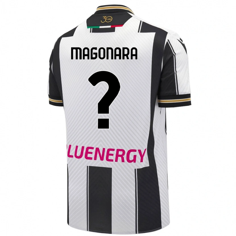 Danxen Men Matteo Magonara #0 White Black Home Jersey 2024/25 T-Shirt