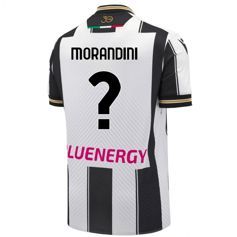 Danxen Men Federico Morandini #0 White Black Home Jersey 2024/25 T-Shirt