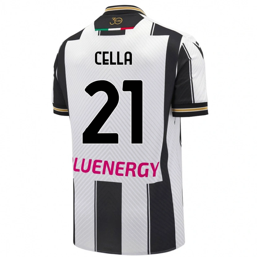 Danxen Men Leonardo Cella #21 White Black Home Jersey 2024/25 T-Shirt