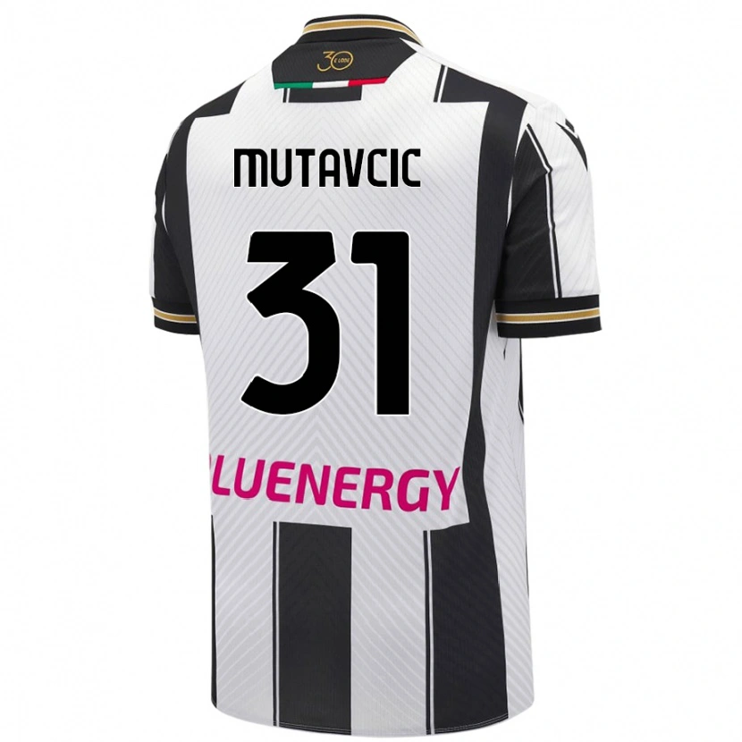 Danxen Men Jan Mutavcic #31 White Black Home Jersey 2024/25 T-Shirt