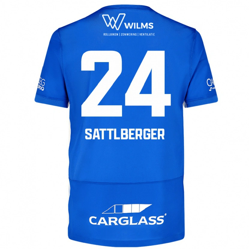 Danxen Men Nikolas Sattlberger #24 Blue Home Jersey 2024/25 T-Shirt