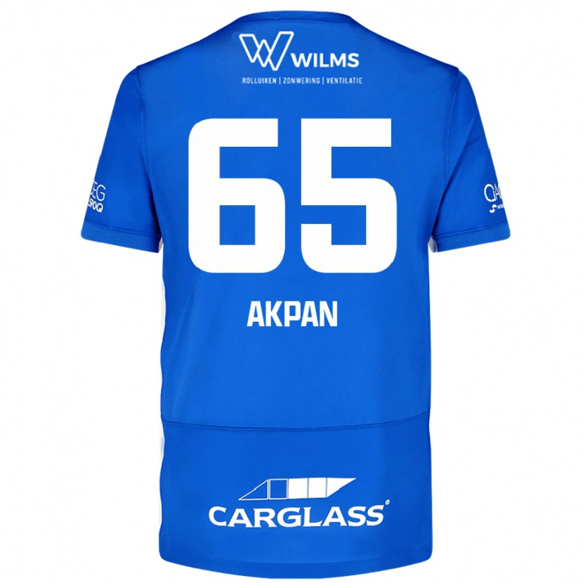 Danxen Men Christian Akpan #65 Blue Home Jersey 2024/25 T-Shirt