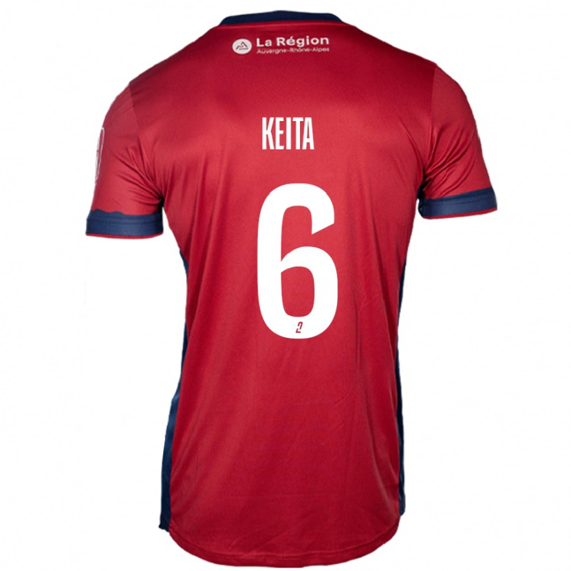 Danxen Men Habib Keïta #6 Light Burgundy Home Jersey 2024/25 T-Shirt