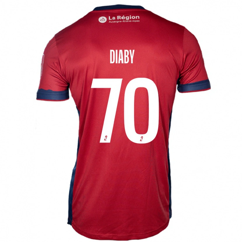 Danxen Men Yadaly Diaby #70 Light Burgundy Home Jersey 2024/25 T-Shirt