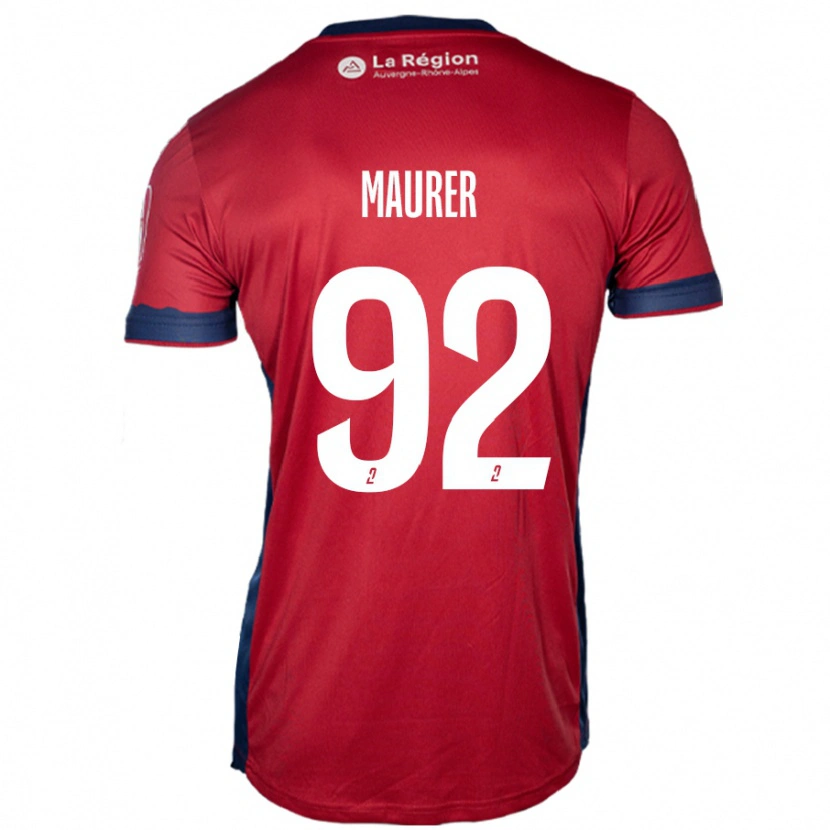 Danxen Men Aïman Maurer #92 Light Burgundy Home Jersey 2024/25 T-Shirt