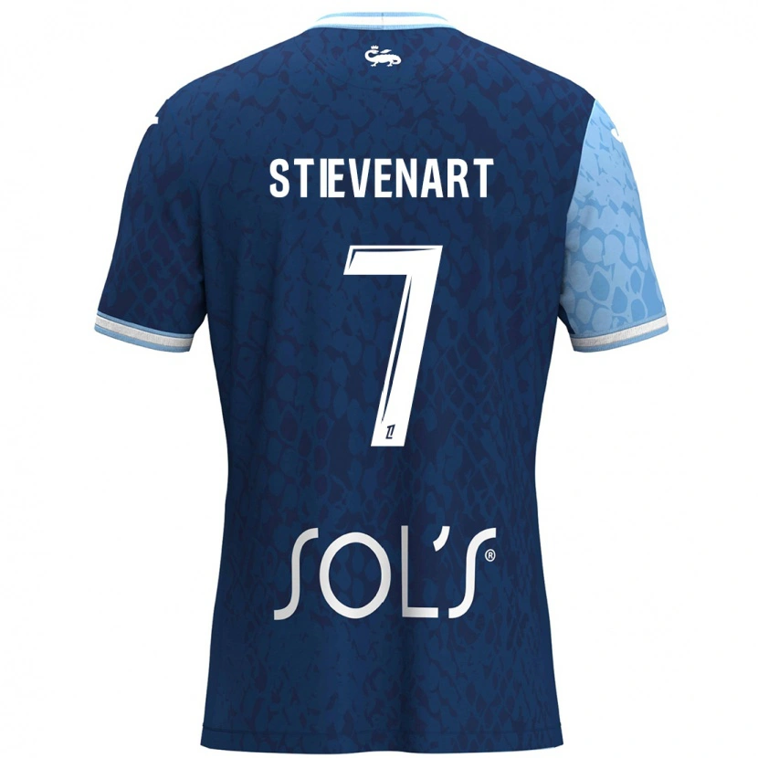 Danxen Men Zoé Stievenart #7 Sky Blue Dark Blue Home Jersey 2024/25 T-Shirt