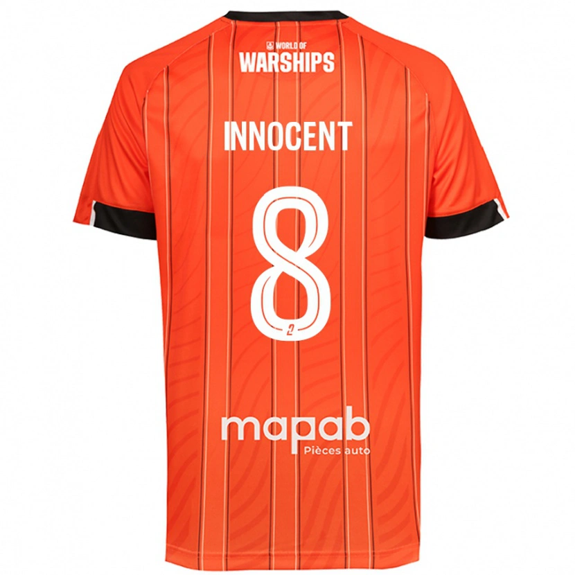 Danxen Men Bonke Innocent #8 Orange Home Jersey 2024/25 T-Shirt