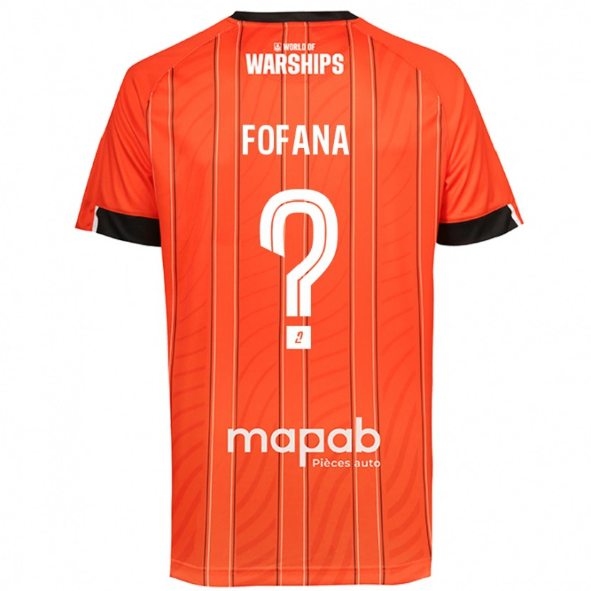 Danxen Men Bahliseny Fofana #0 Orange Home Jersey 2024/25 T-Shirt