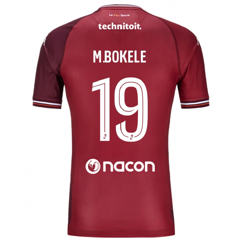 Danxen Men Morgan Bokele #19 Red Granata Home Jersey 2024/25 T-Shirt