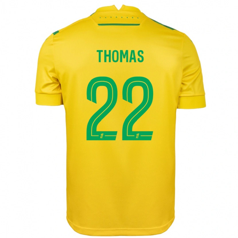 Danxen Men Sorba Thomas #22 Yellow Green Home Jersey 2024/25 T-Shirt