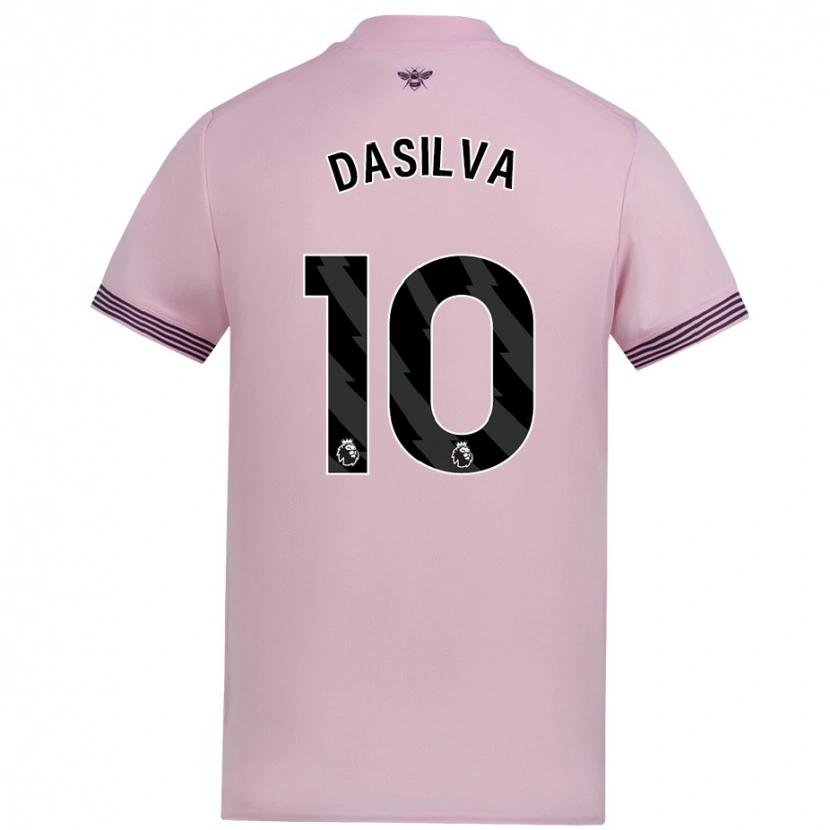 Danxen Men Josh Dasilva #10 Pink Away Jersey 2024/25 T-Shirt