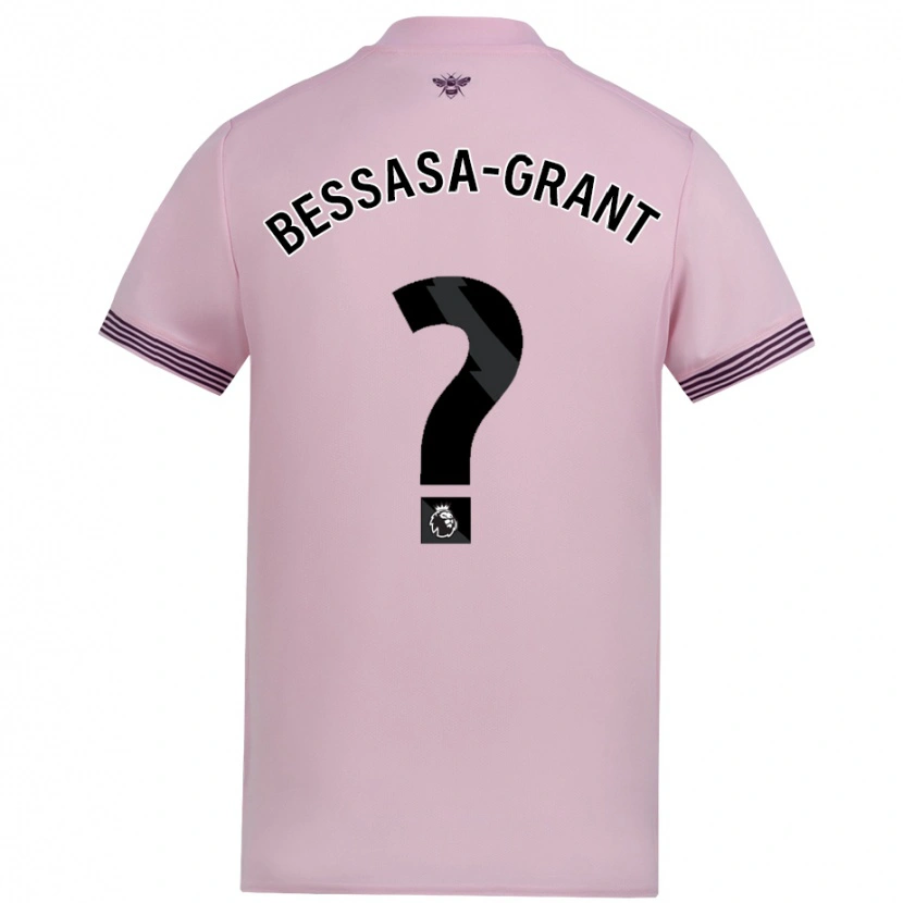 Danxen Men Mekhai Bessasa-Grant #0 Pink Away Jersey 2024/25 T-Shirt